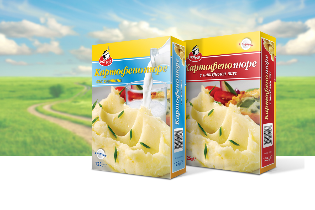 Potatoes puree HOT POT